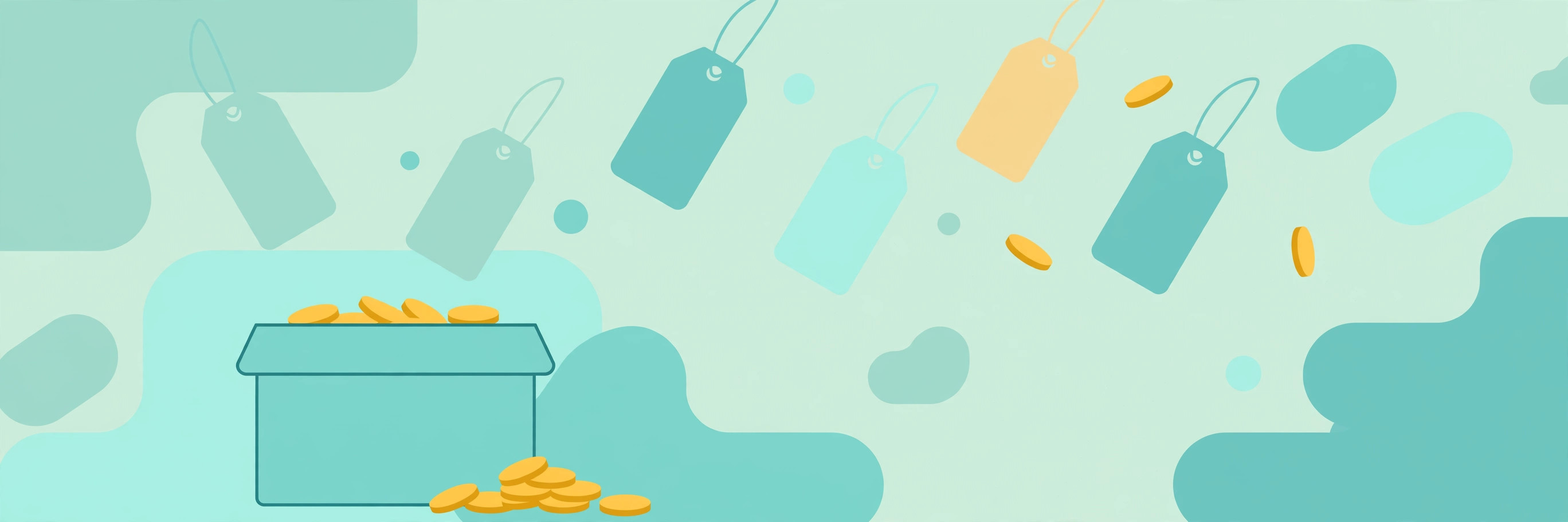 Unique ID tags floating in digital space